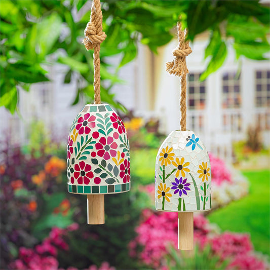 Garden Bell, Mosaic Glass