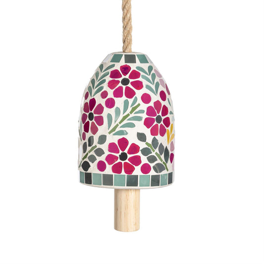 Garden Bell, Mosaic Glass
