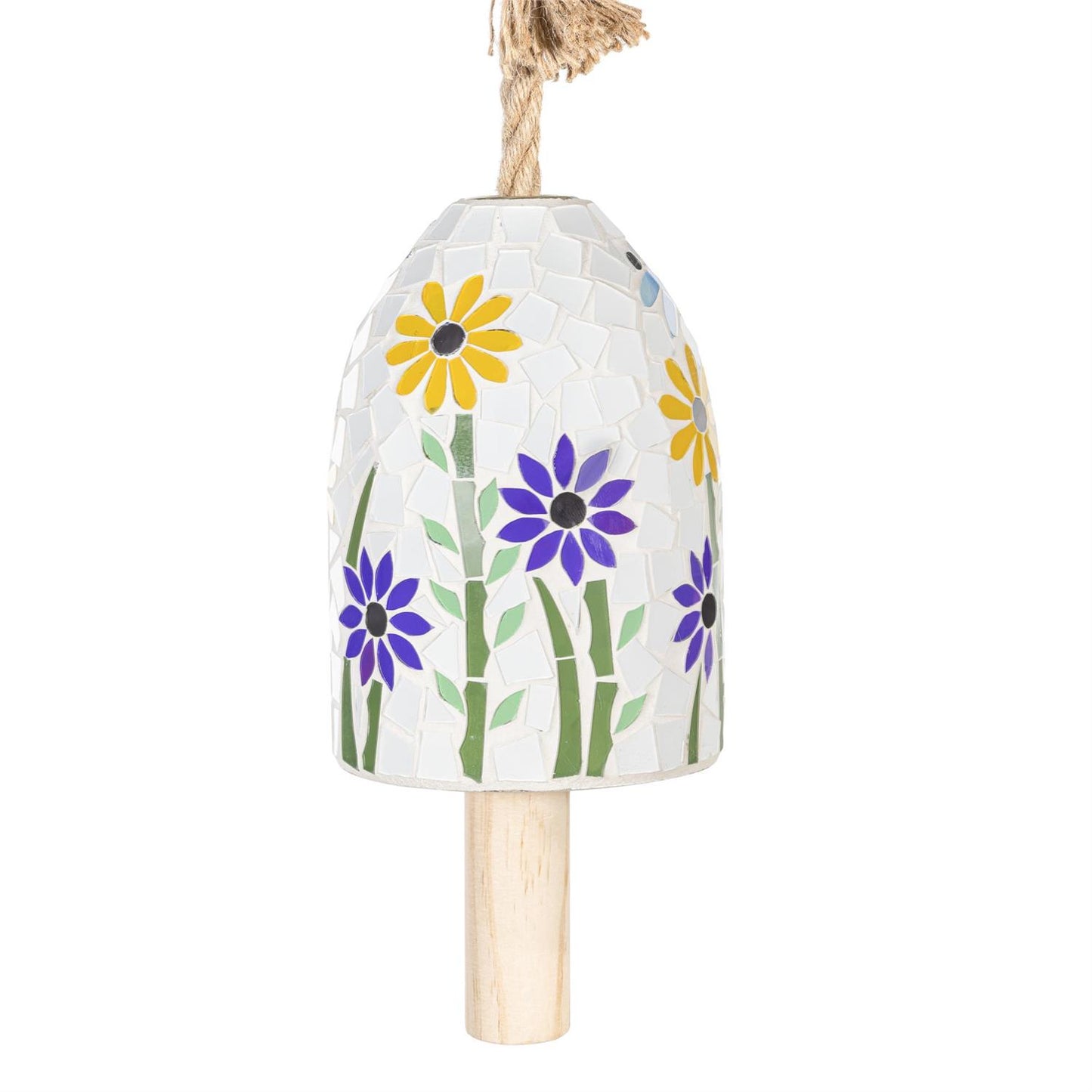 Garden Bell, Mosaic Glass