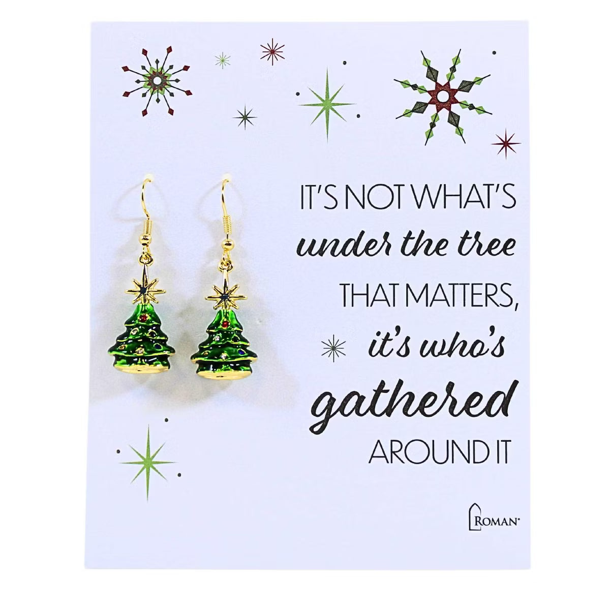 Retro-Looking Tree Earring