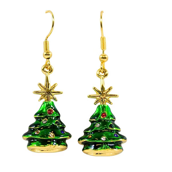 Retro-Looking Tree Earring