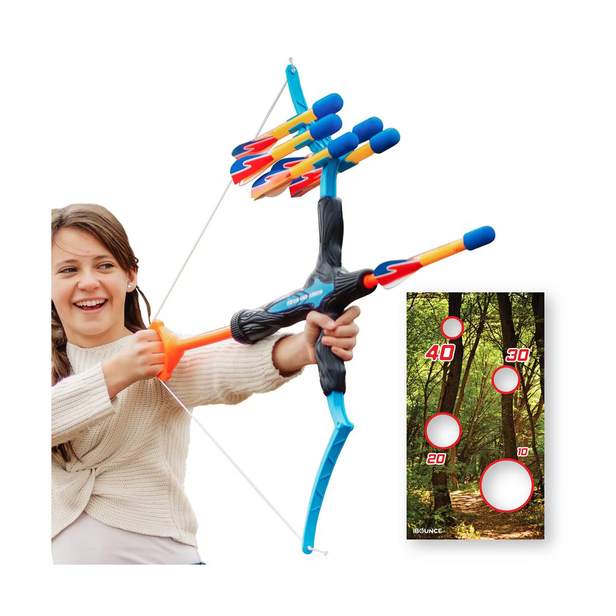 New Bounce Bow & Arrow Set