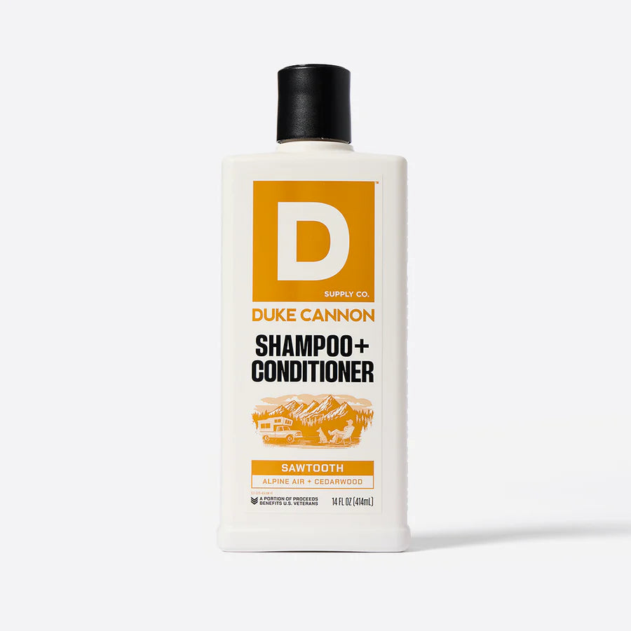 Duke Cannon Shampoo + Conditioner