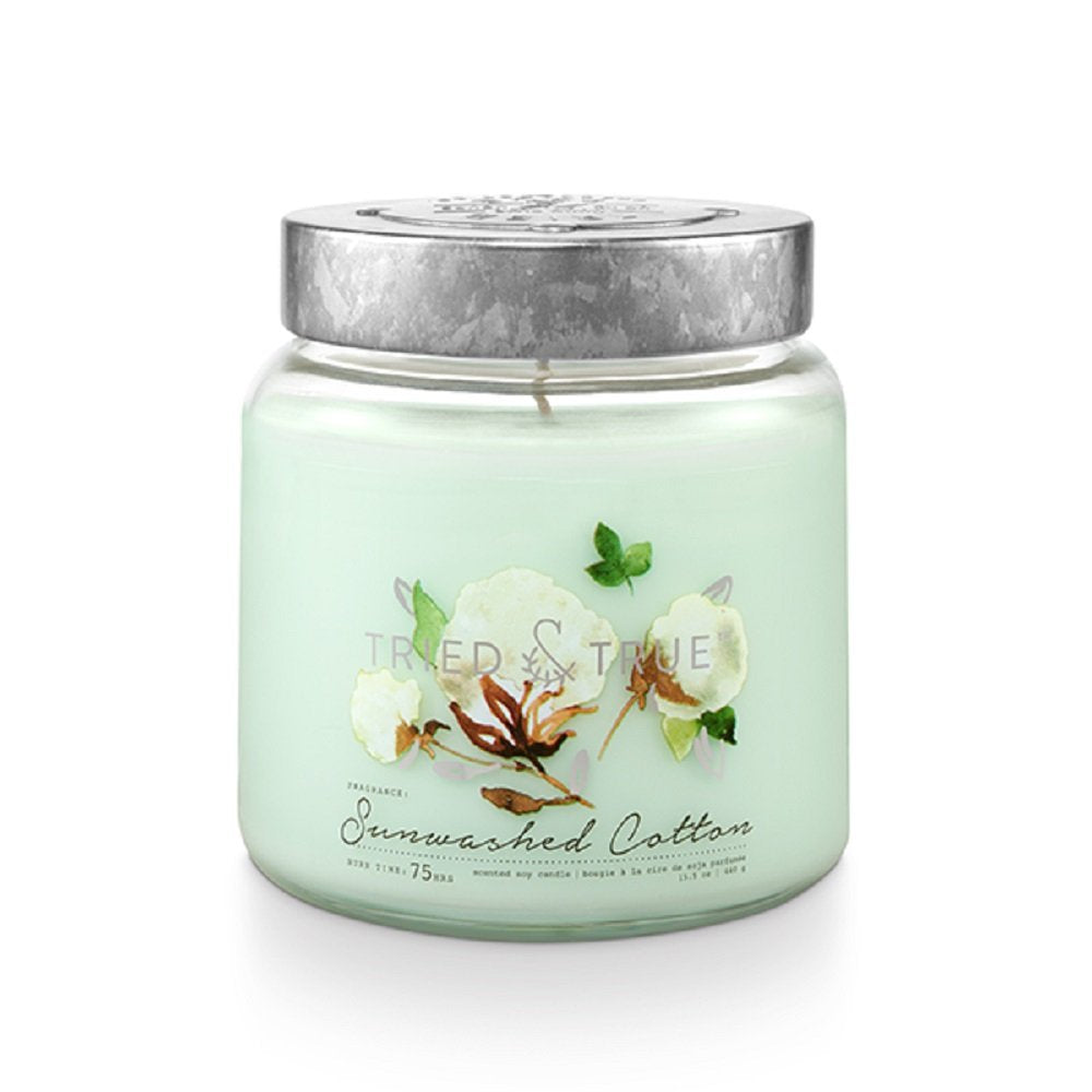 Tried & True Sunwashed Cotton Candle