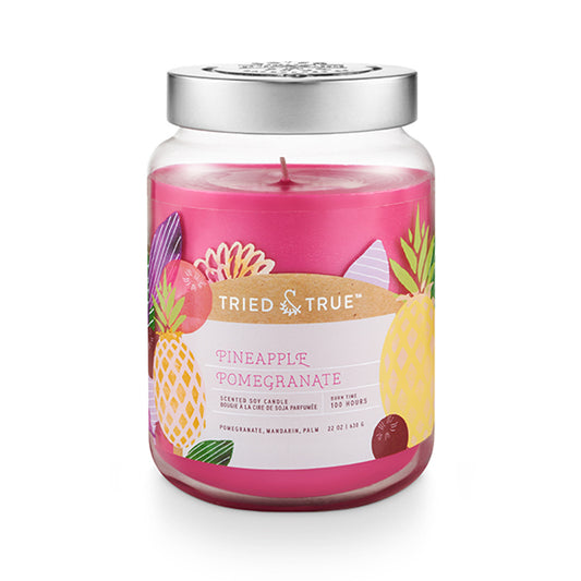 Tried & True Pinapple Pomegranate Candle