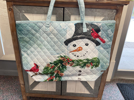 Holiday Quilted Tote Bags