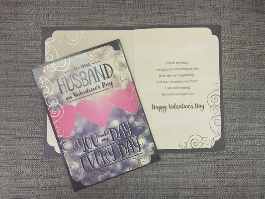 Valentine’s Day Card for Husband