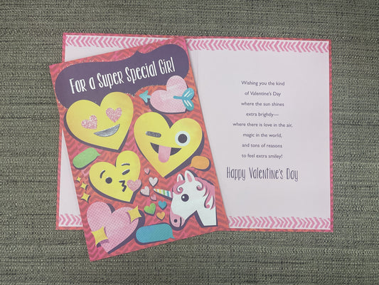 Valentine’s Day Card for Girl