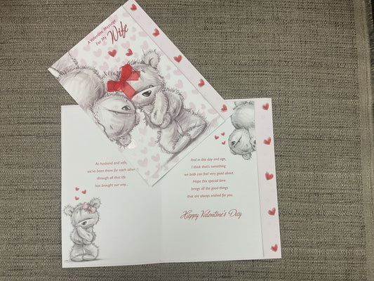 Valentine’s Day Card or Wife