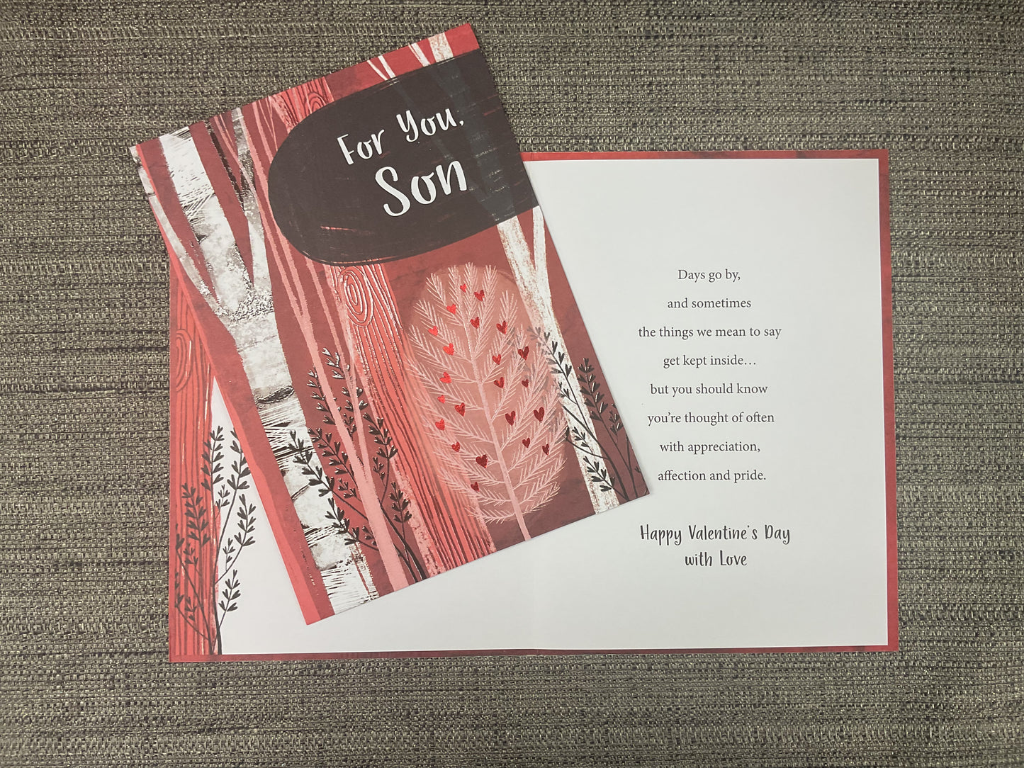 Valentine’s Day Card for Son