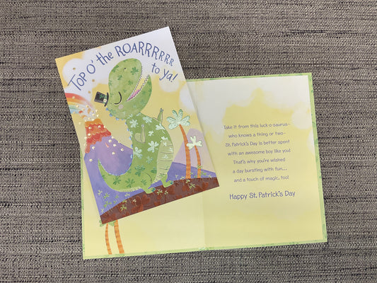 Happy St. Patrick’s Day Card for Boy