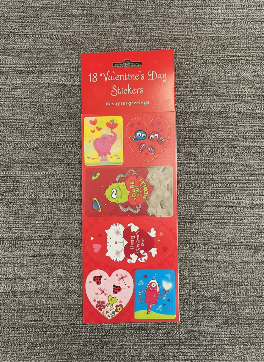 18 Valentine’s Day Stickers