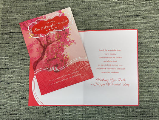 Valentine’s Day Card for Son & Daughter-in-law