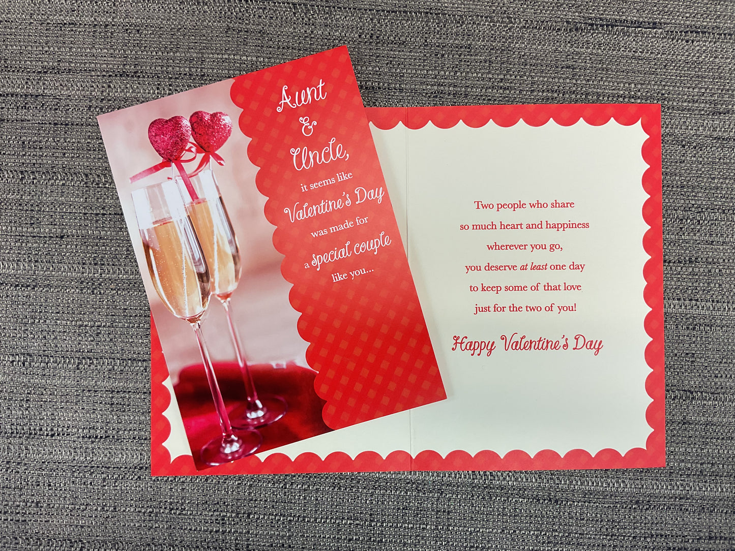 Valentine’s Day Card for Aunt & Uncle