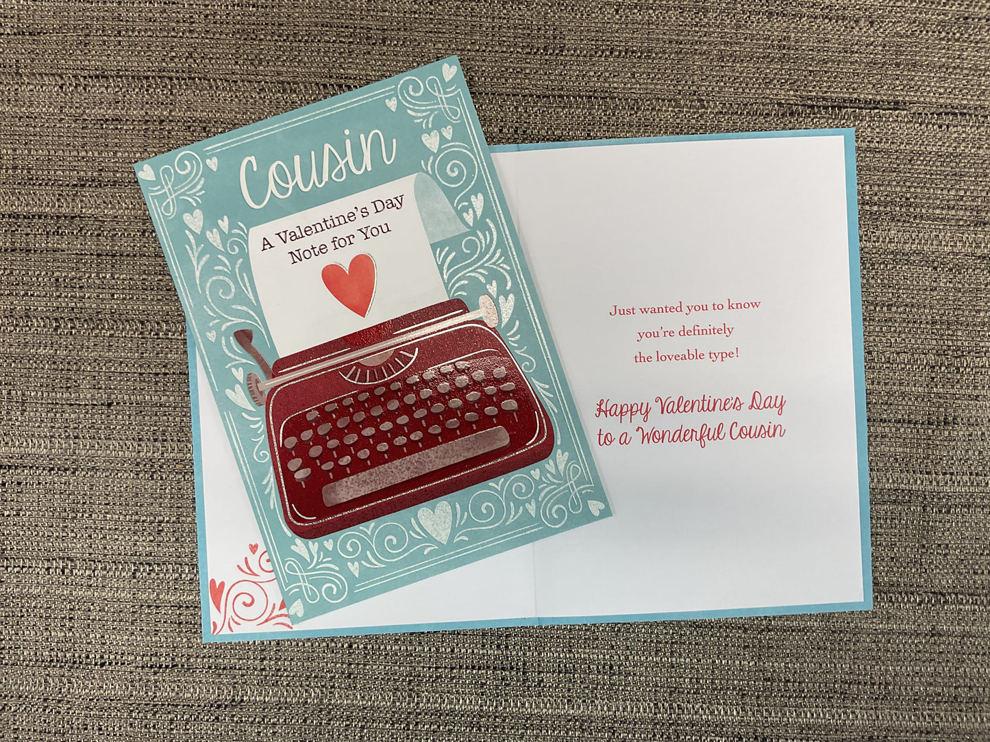 Valentine’s Day Card for Cousin