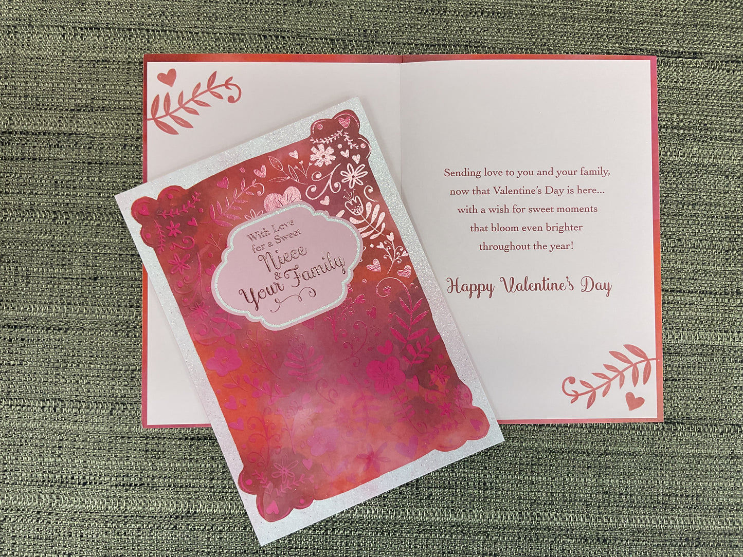 Valentine’s Day Card for Niece & Wife