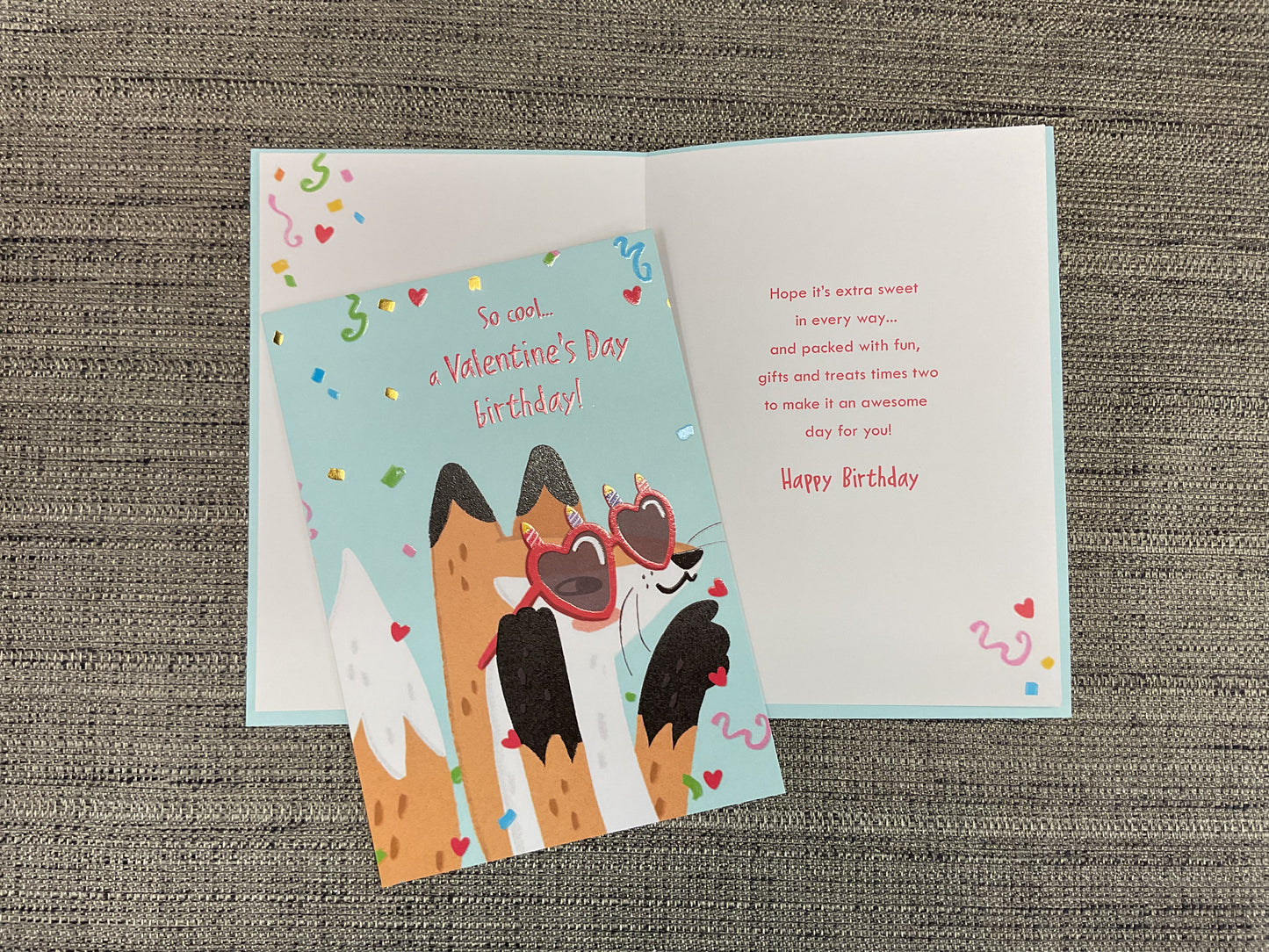 Happy Valentine’s Birthday Card for Kids