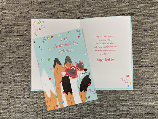 Happy Valentine’s Birthday Card for Kids