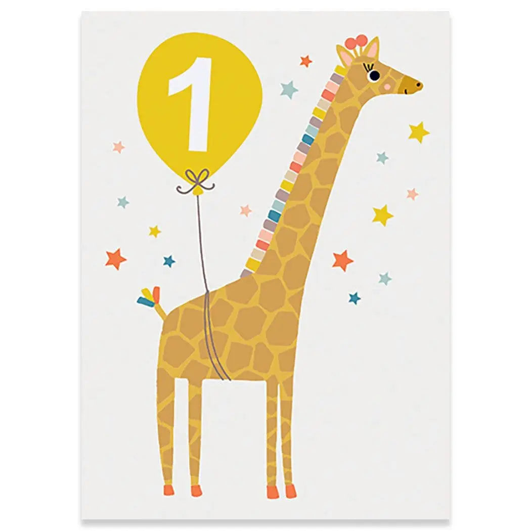 First Birthday Greeting Card
