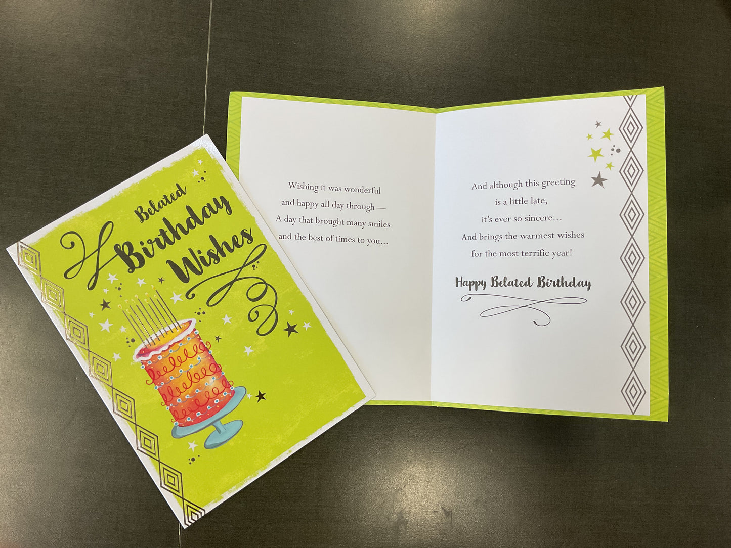 Belated Birthday Card
