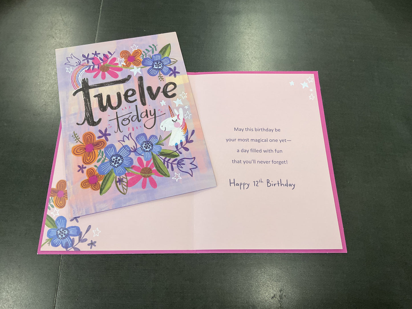 12th Birthday Card