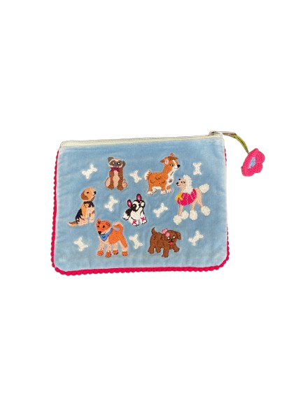 Embroidery Zipper Pouches