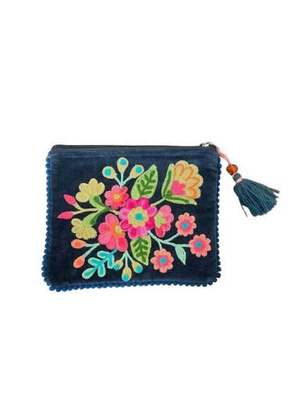 Embroidery Zipper Pouches