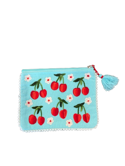 Embroidery Zipper Pouches
