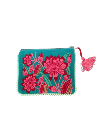 Embroidery Zipper Pouches