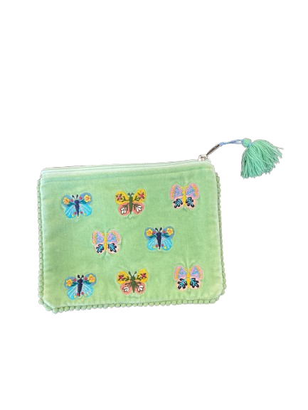 Embroidery Zipper Pouches