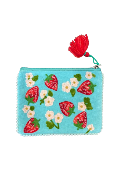 Embroidery Zipper Pouches