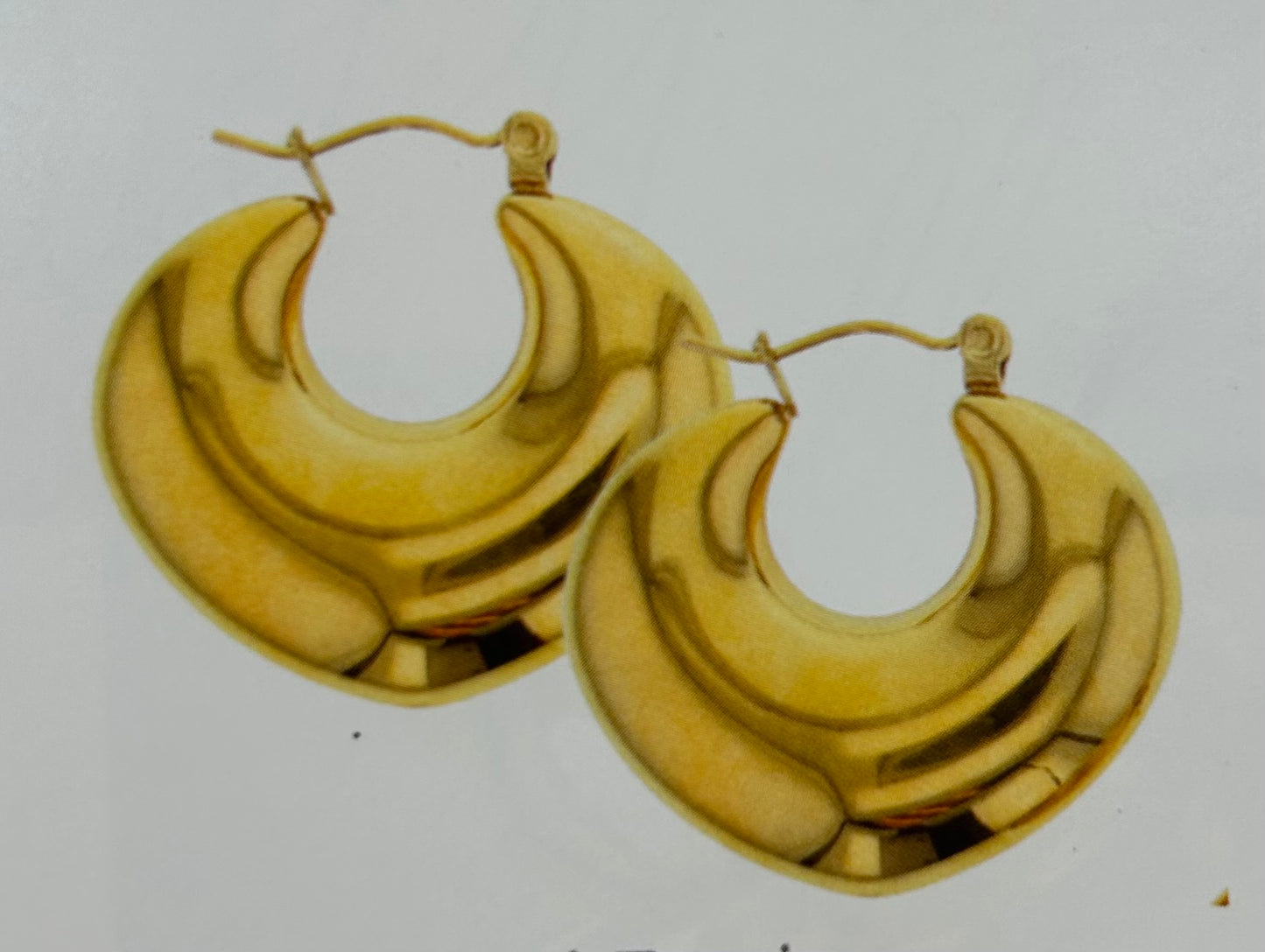 Lotus Waterproof Gold Earrings