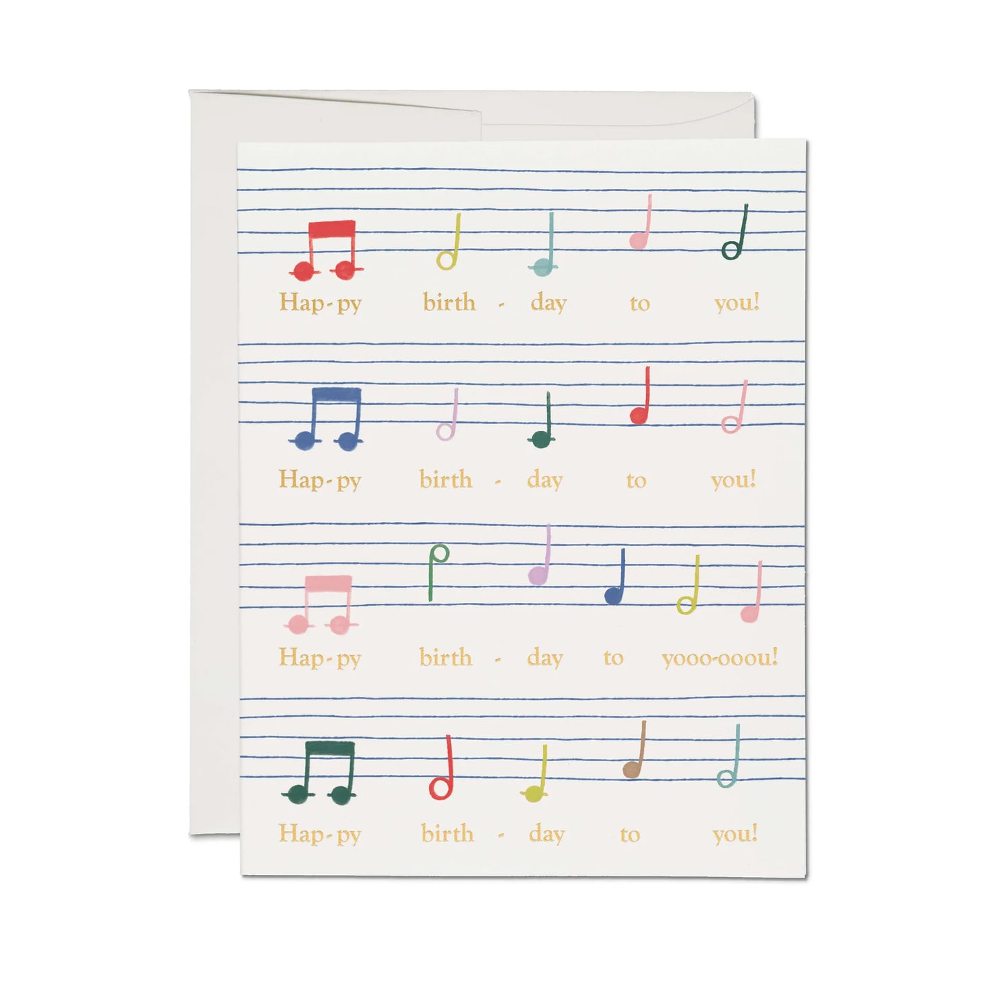 Birthday Song Greeting Card