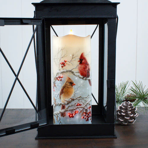 Fiber Optic Holiday Candle