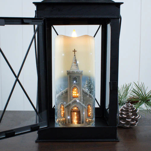 Fiber Optic Holiday Candle
