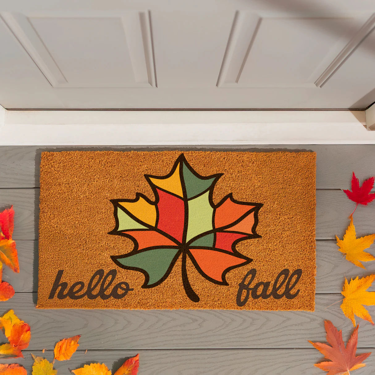 Quilted Fall Coir Mats