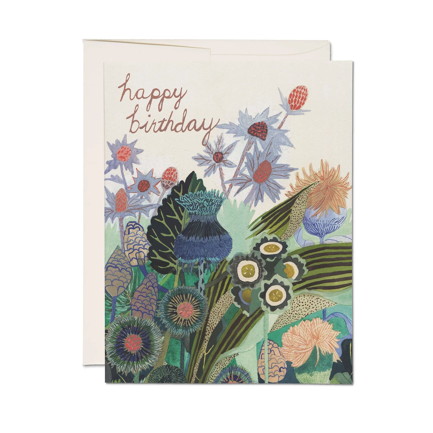 Thistle Birthday Card
