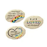 Rainbow Bridge Pet Memorial Stones