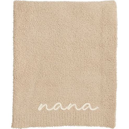 Chenille Knit Blanket - Grandma Gigi Nana