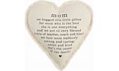 Mud Pie Mom Heart Pillow
