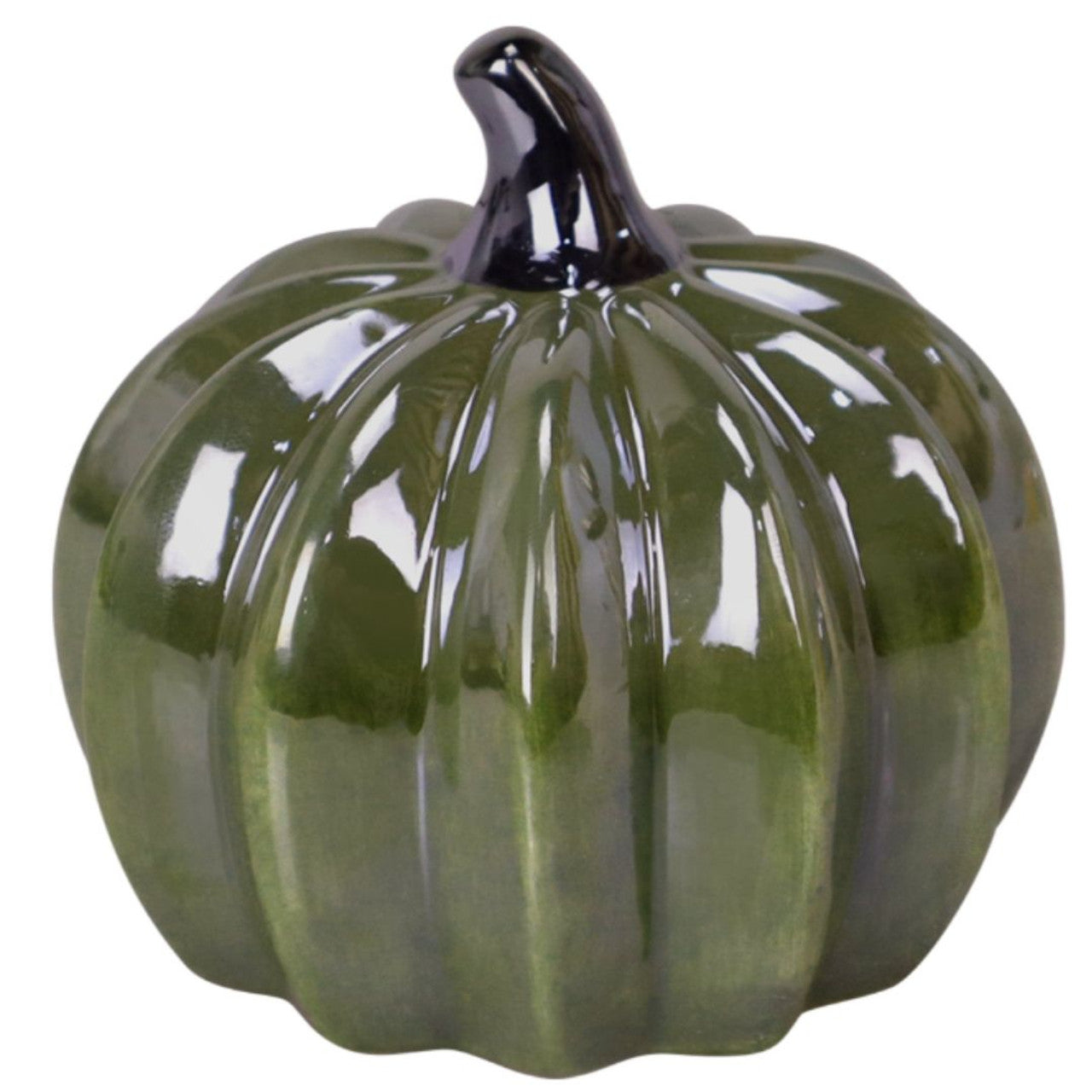 Pearlized Ceramic Harvest Pumpkins
