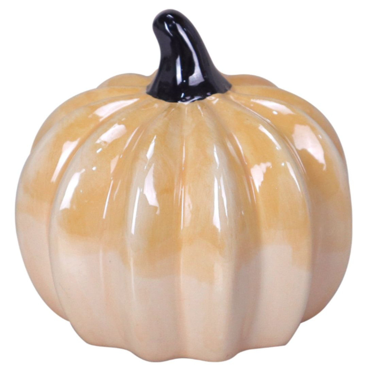 Pearlized Ceramic Harvest Pumpkins