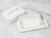 Porcelain Mess-Free Butter Dish & Spreader