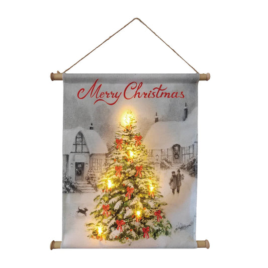 16" Christmas Tree Banner