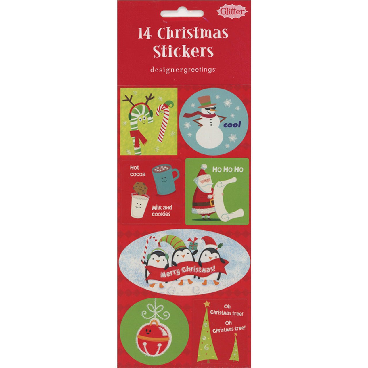 Christmas Stickers 14 Ct