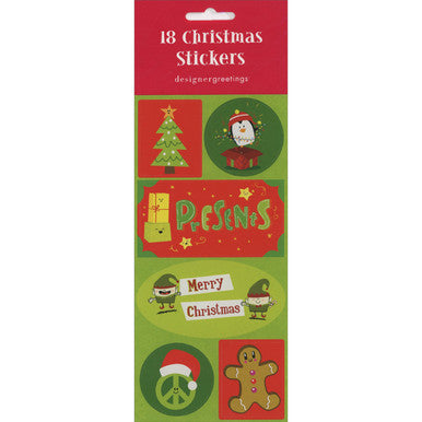 Christmas Stickers 14 Ct
