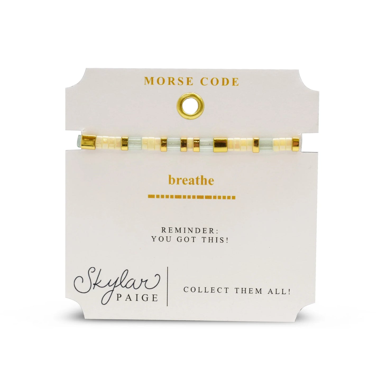 Morse Code Beaded Bracelets