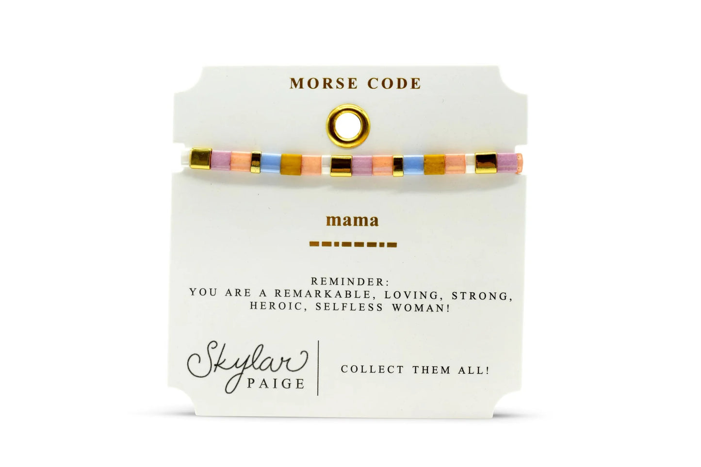 Morse Code Beaded Bracelets