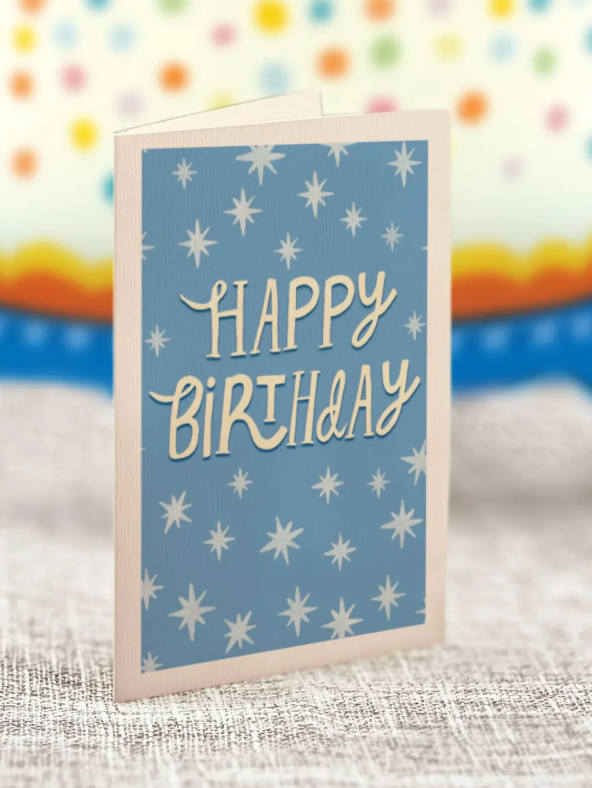 Confetti Birthday Cake Pop-up Card