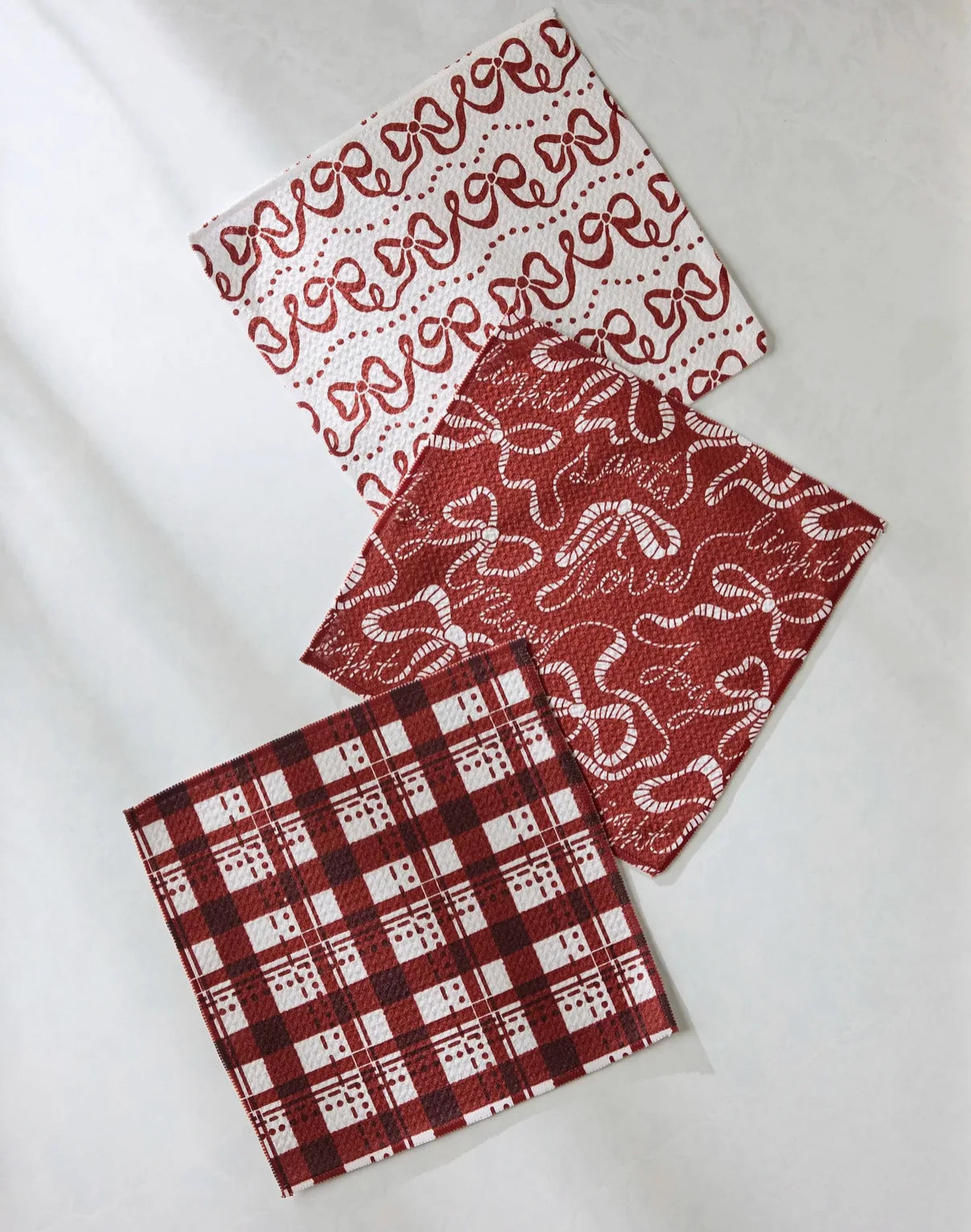 Geometry Winter & Holiday Dishcloth